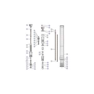 Per Honda CRF 250R 10-14 altre parti della sospensione del motociclo valvola del blocco dell'olio della cartuccia di ricambio della forcella - Product Image 1