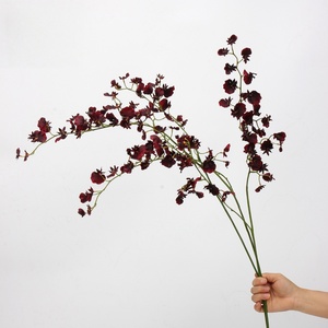 Orchidee Artificiali Realistiche all'Ingrosso, <span class=keywords><strong>Fiori</strong></span> Bianchi e Gialli di 80cm in Lattice per Decorazioni Casa e Matrimonio - Product Image 1