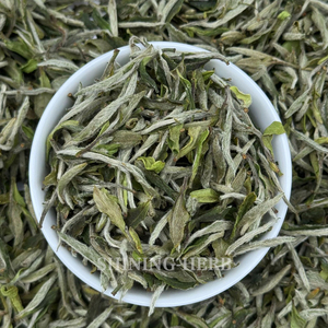 Thé blanc de pivoine de Fuding en vrac, biologique, récolte de printemps de qualité supérieure, 1 bourgeon 2 feuilles, thé blanc en feuilles, haute qualité, Bai Mu Dan - Product Image 1