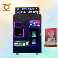 Machine distributrice de peintures laser 3D sur cristal, souvenirs personnalisés DIY