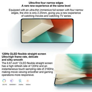 Prix pas cher 6.67 pouces Xiaomi Redmi Note <span class=keywords><strong>13</strong></span>, 6 Go + 128 Go MIUI <span class=keywords><strong>14</strong></span> Mediatek Dimensity 6080 Octa, Puissance de charge: 33W - Product Image 3