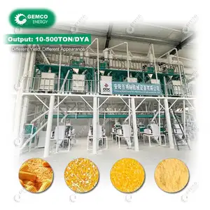 Dust Free Corn Maize Complete Commercial Grits Making Machinery for Small Large Scale Flour Milling Manufacturing Processing
