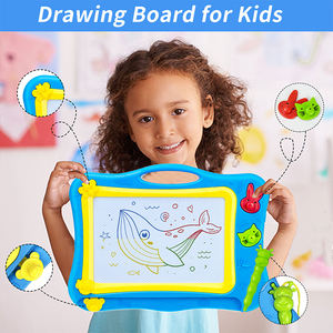 Çocuk bulmacaları plastik yazı tahtaları çevre dostu dayanıklı renkli manyetik Graffiti oyuncaklar el çizim kurulu masa - Product Image 5