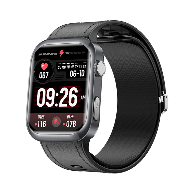 TKYUAN 2026 ECG SmartWatch True Blood Pressure Oxygen HRV Health Monitoring AI Voice Assistant BT Call IP68 Waterproof Silicone