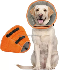 Collar de cono de perro suave después de la cirugía Collar de cuello de perro Cómodo cono de recuperación de mascotas ajustable para perros pequeños medianos grandes gatos - Product Image 3