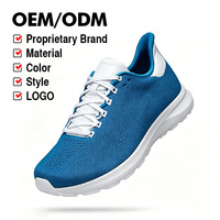 Partenaire d'approvisionnement stratégique HENTOL, baskets bleues en maille respirante, chaussures de course légères, athlétiques, hiver, printemps, automne