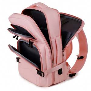 Sac à dos pour ordinateur portable OEM grande capacité, résistant à l'eau, avec chargement USB, 17 pouces, sac de jour multi-poches tendance pour affaires, sac d'université - Product Image 5