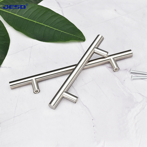 2026 Modern Design Custom Stainless Steel Matte <strong>Black</strong> Cabinet Handles Stainless Steel Furniture Wardrobe Drawer Handles - Product Image 4
