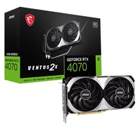 Nouvelle carte graphique MS'I GeForce RTX 4070 VENTUS 2X 12G OC avec 12 Go de mémoire GDDR6X 192 bits et conception thermique à double ventilateur