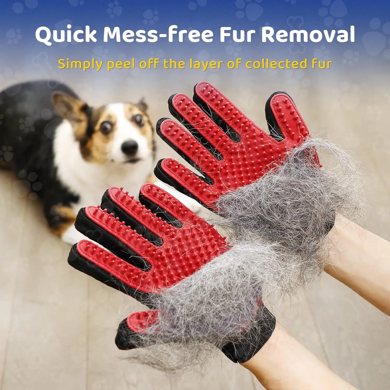 Premium Silicone Cat Dog Brush Deshedding Bathing Massaging Glove Premium Pet Grooming Products Cats Dogs Grooming Washing Glove
