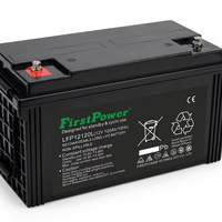 FirstPower LFP12120L 12V 120Ah de Gran Capacidad para RV, Yate, Estación de Energía Solar Fuera de la Red, Energía de Respaldo Comercial e Industrial