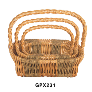 Nouveau Panier à Fruits en Osier 2025 OEM ODM <span class=keywords><strong>avec</strong></span> Poignées, Couleur Naturelle, Fait Main, Logo Personnalisé, Certifié BSCI, Art et Objets de Collection, Pâques - Product Image 5