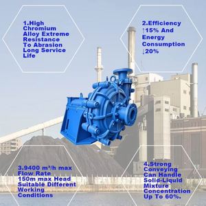 CDHB Large Sand Pumping Machine Sludge Dirty Mud Horizontal Tailing Slurry <b>Pump</b> for Concentrate From Beneficiation Plant - Product Image 5