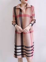 Robe décontractée d'été à manches courtes pour femme, extensible, grande taille, plissée, col à nœud, pompons, perles, boutons