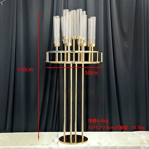 <span class=keywords><strong>Centre</strong></span> <span class=keywords><strong>de</strong></span> <span class=keywords><strong>table</strong></span> 13 bras en métal doré, moderne, <span class=keywords><strong>de</strong></span> haute qualité, <span class=keywords><strong>de</strong></span> luxe, élégant, pour douche nuptiale et décoration <span class=keywords><strong>de</strong></span> <span class=keywords><strong>mariage</strong></span>, durable, livraison rapide, <span class=keywords><strong>bougie</strong></span> - Product Image 6