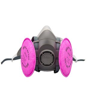 Filter Oval Kapas Penyaring Debu Partikel 1 Masker Penuh/Setengah-<span class=keywords><strong>Respirator</strong></span> Yang Dapat Digunakan Kembali - Product Image 2