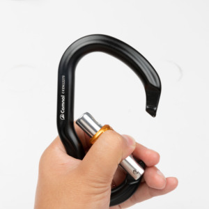 Mosquetón de Seguridad Camnal, el Más Vendido, Triple Bloqueo, Aleación de Aluminio 7075, 25KN, Forma de Pera, Seguro PICC para Todo el Mundo - Product Image 4