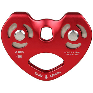 Polea de Doble Eje Alnas 25KN 13mm para Escalada y Rescate - Product Image 1