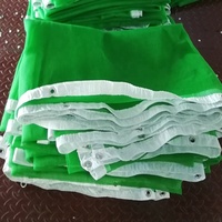 Filet de sécurité robuste en PEHD stabilisé aux UV, anti-poussière, pour la construction, filet anti-éclats, filet de protection pour échafaudage en plastique, anti-chute