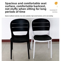 Chaises empilables modernes de haute qualité pour jardin, cour, cuisine, écologiques, portables, chaises de salle à manger