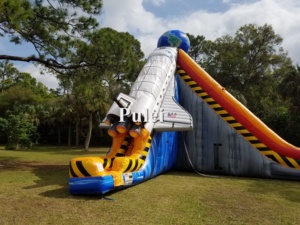 Đẹp Dual Lane Space Shuttle <span class=keywords><strong>Inflatable</strong></span> Trượt Nước Vui Chơi Ngoài Trời Khổng Lồ Kid Người Lớn Chơi <span class=keywords><strong>Inflatable</strong></span> Air Bounce <span class=keywords><strong>Slide</strong></span> On Sale - Product Image 3