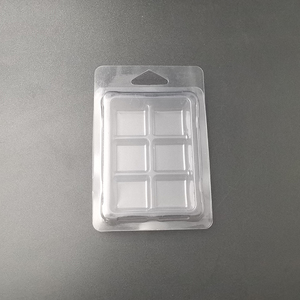 Good Quality <strong>Custom</strong> Plastic Candle <strong>Wax</strong> <strong>Melts</strong> <strong>Clamshell</strong> <strong>Packaging</strong> Clear Plastic Blister Tray - Product Image 1
