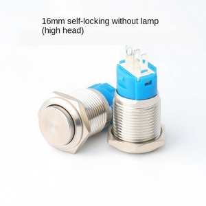 16MM Stainless Steel Button IP65 1NO Switch for Home Appliance High Head - Product Image 4