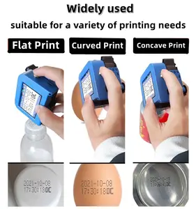 Impresora de inyección de tinta portátil, mini impresora de inyección de tinta a color, manual, para cosméticos