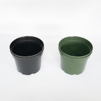 Pot de fleurs rond souple en plastique léger à suspendre, avec trous de drainage, en PP écologique pour pépinière