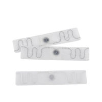 Etiqueta RFID de Limpieza para Lavandería, Transferencia Térmica, Lavable, UHF de Largo Alcance, ISO 18000-6C, 70*15mm, Etiqueta RFID de Tela Termosellable