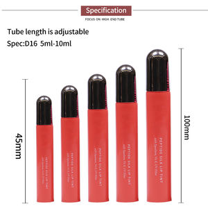 Tubo de bálsamo <span class=keywords><strong>labial</strong></span> blanco vacío con logotipo personalizado, 5ml, 10ml, 15ml, plástico blando de silicona biodegradable con tapa de rosca, cuidado de labios, <span class=keywords><strong>Chapstick</strong></span> - Product Image 2