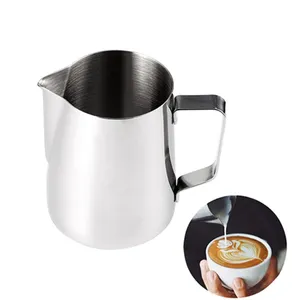 Jarra de espuma de 350 ml, taza espumadora con logotipo personalizado para café, jarra de espuma de leche Espresso de Metal