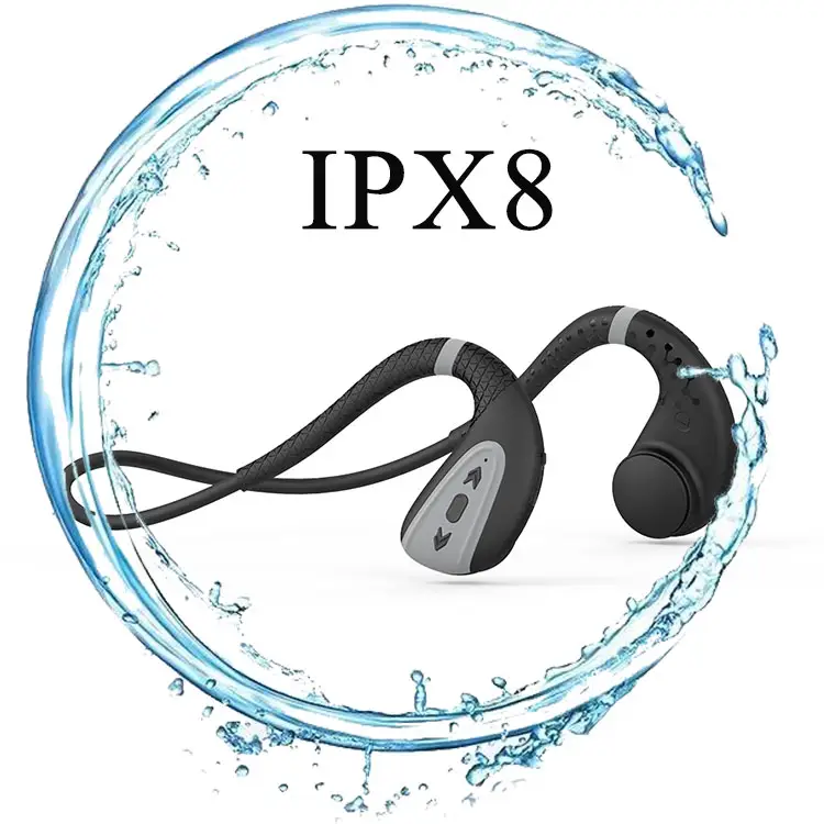 Shenzhen Pabrik IPX8 Olahraga Mini Wireless Stereo Tulang Konduksi Bluetooths Headset Earphone Tanpa Penyumbat Telinga