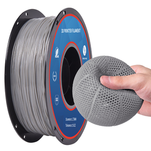 Filament d'imprimante 3D TPU flexible 95A 500G bobine de 1.75mm de diamètre élastique durable 1-Pack Blue Shore avec impressions 3D - Product Image 6