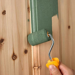 Rouleau à <span class=keywords><strong>peinture</strong></span> en mousse de 2 pouces de qualité industrielle pour enfants, à dégagement rapide, <span class=keywords><strong>sans</strong></span> cage, cadre antirouille, placage de zinc 1 - Product Image 6