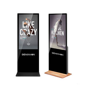 43 "vendita calda ultra sottile supporto da pavimento <span class=keywords><strong>Digital</strong></span> Signage Totem Video pubblicità giocatore Display Lcd - Product Image 1