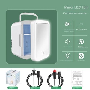 Mini Refrigerador de Maquillaje de 4L para Dormitorio, Auto, Oficina y Residencia Universitaria, Enfriador y Calentador Portátil, Refrigerador Pequeño para Cosméticos y Cuidado de la Piel - Product Image 2