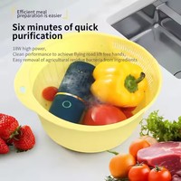 2025 Fruit-En Groentegereedschap Keukengadgets Draagbare Fruit-En Groentewasmachine Krachtige Luchtbel Reinigingsmachine