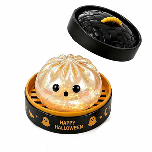 Juguete Blandito de Halloween con Logotipo Personalizado, Diseño de Dumpling, con Purpurina Transparente y Cuentas de Agua, Juguete Antiestrés, Caja de Regalo para Fiestas, Venta al por Mayor - Product Image 6