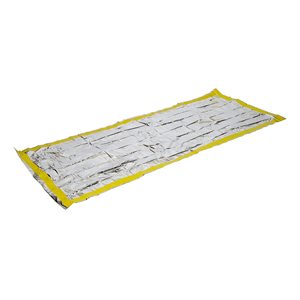 Sac de couchage d'urgence hybride en feuille de Mylar argentée pour survie en extérieur, isolation thermique, 200x100cm, 3 saisons - Product Image 2