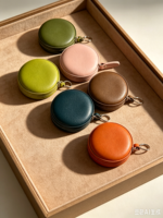 Ruban à mesurer personnalisé en cuir PU miniature, ruban à mesurer rétractable rond de poche, cadeau promotionnel d'entreprise, cadeau d'affaires en gros, OEM