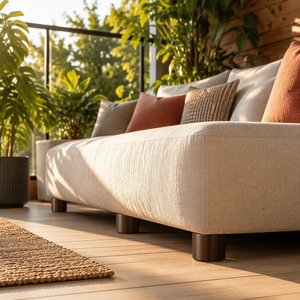 Wood Grain Plastic <strong>Bun</strong> <strong>Feet</strong> 60mm Round Cylinder Legs with Metal Bolt <strong>for</strong> Sofa Chair Table - Product Image 1