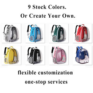 Fluggesellschaft-Zugelassene Große Kapazität Kleintier-Welpen-Hundetragetasche Atmungsaktiver Faltbarer Transparenter Bubble-Katzen-Reiserucksack - Product Image 2