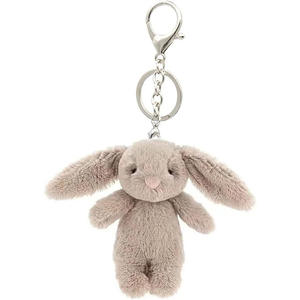 Porte-clés en peluche lapin mignon pour sac à dos, mini porte-clés lapin, breloque pour sac à main, cadeau pour femmes - Product Image 1