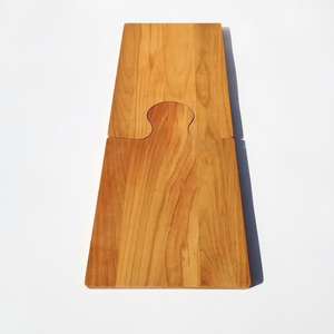 Tabla de cortar con mango de rompecabezas de madera Calidad Premium para picar y cortar alimentos fácilmente a precios baratos - Product Image 1