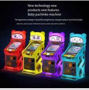 14mm ticari jetonla çalışan oyun makinesi sevimli <span class=keywords><strong>Pet</strong></span> oyuncak çocuklar için küçük bebek makinesi süpermarket için cam küre langırt - Product Image 2