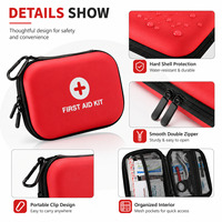 Sac de rangement médical professionnel en EVA et PU pour l'extérieur, trousse de premiers secours étanche pour la maison, la voiture, le camping et les urgences - Vente en gros usine