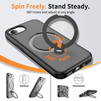 Coque iPhone personnalisée antichoc magnétique avec support, lentille de précision effet peau pour iPhone 17e 17 16 15 14 Pro Max, vente en gros