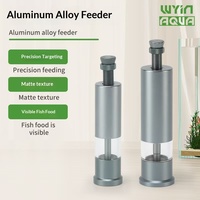 Nouveau design Zrdr, distributeur de nourriture pour poissons visuel miniature réglable en aluminium durable, portable, Weekaqua