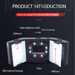 Lampe LED en aluminium 5500K pour photographie dentaire, éclairage d'appoint pour téléphone portable intra-oral, modèle professionnel amélioré - Product Image 3